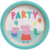 Peppa Pig Confetti Party 23cm Round Paper Plates - 8 Pack 1 Peppa Pig Confetti Party 23cm Round Paper Plates - 8 Pack -Soft Toys store BA 552626