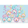 Peppa Pig Confetti Party Hanging Swirl Decorations -Soft Toys store BA 672626