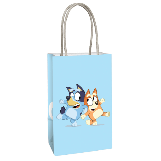 Bluey Party Paper Kraft Bags 3 Bluey Party Paper Kraft Bags
