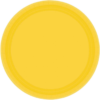 Amscan Party Supplies Paper Plates Round 20cm Yellow 8 Pack -Soft Toys store BA000074