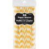 Amscan Party Supplies Paper Straws Yellow 24 Pack -Soft Toys store BA000076