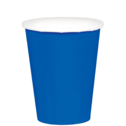 Amscan Party Supplies Paper Cups 266ml Blue 20 Pack