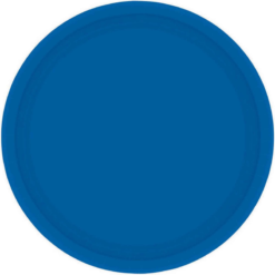 Amscan Party Supplies Paper Plates Round 20cm Blue 8 Pack