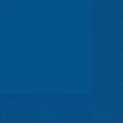 Amscan Party Supplies Lunch Napkins 2 Ply 33cm X 33cm Blue 20 Pack