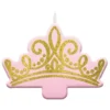 Disney Princess Once Upon A Time Glittered Crown Birthday Candle -Soft Toys store BA000142