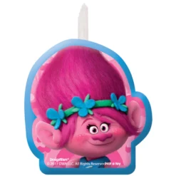 Trolls Happy Birthday Mini Moulded Candle Set -Soft Toys store BA000153 1