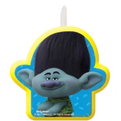 Trolls Happy Birthday Mini Moulded Candle Set -Soft Toys store BA000153 2