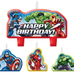The Avengers Epic Birthday Candle Set