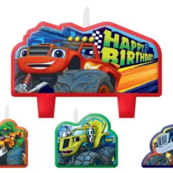 Blaze Birthday Candle Set