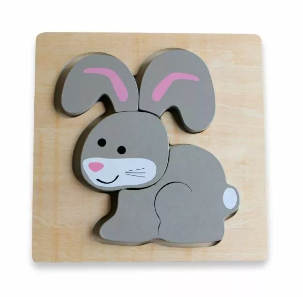 Discoveroo Super Chunky Animal Puzzle - Bunny 3 Discoveroo Super Chunky Animal Puzzle - Bunny