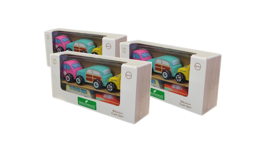Discoveroo: Beach Car Set (Set Of 5) 4 Discoveroo: Beach Car Set (Set Of 5) - Image 2