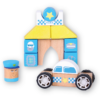 Discoveroo Snap - Blocks Police Car And Station 19pc -Soft Toys store BB000059