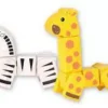 Discoveroo Snap - Blocks Giraffe And Zebra 17pc