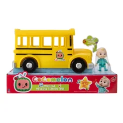 CoComelon Musical Yellow School Bus - Yellow
