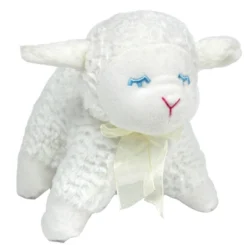 CA Australia Lambert Lamb Plush Toy With Rattle 19cm Cream