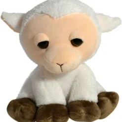 CA Australia Farm Animal Sitting Sheep Plush Toy 18cm