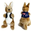 CA Australia Jumback Kangaroo W/Jacket Stuffed Animal Plush Toy 23cm -Soft Toys store CA000696