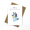 Starry Bluey Birthday Card 11cm X 15cm -Soft Toys store CB BL02