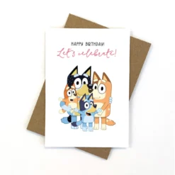 Bluey Birthday Card 11cm X 15cm