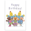 ABC Kids Bananas In Pyjamas And Friends Birthday Card 11cm X 15cm -Soft Toys store CB000003