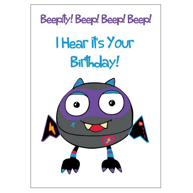 Giggle & Hoot ABC Kids Giggle Fangs Birthday Card 11cm X 15cm 3 Giggle & Hoot ABC Kids Giggle Fangs Birthday Card 11cm X 15cm