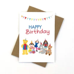 ABC Kids Play School Birthday Card 11cm X 15cm