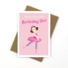 ABC Kids Play School Jemima Ballerina Birthday Girl Card 11cm X 15cm -Soft Toys store CB000010