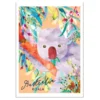 Candle Bark Creations Among The Gum Trees Sleepy Koala Greeting Card 11cm X 15cm -Soft Toys store CB000020