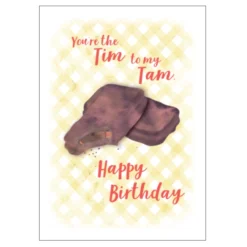 Candle Bark Creations Matilda's Milk Bar Choc Bikkie Birthday Card 11cm X 15cm