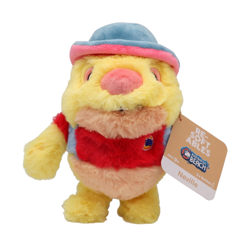 Kangaroo Beach Resoftables 10inch Plush - Neville 3 Kangaroo Beach Resoftables 10inch Plush - Neville