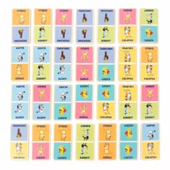 Bluey Wooden Dominoes Set -Soft Toys store JA BLU251C 2