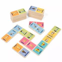 Bluey Wooden Dominoes Set -Soft Toys store JA BLU251C 5