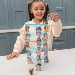Bluey Wooden Stacking Game -Soft Toys store JA BLU255C 3