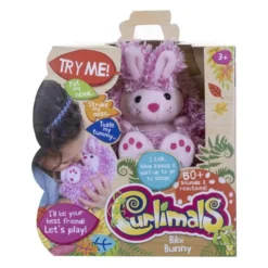 Curlimals - Bibi The Bunny -Soft Toys store JA CURL3709 1