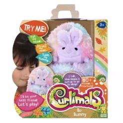 Curlimals - Bo The Bunny -Soft Toys store JA CURL3723 1
