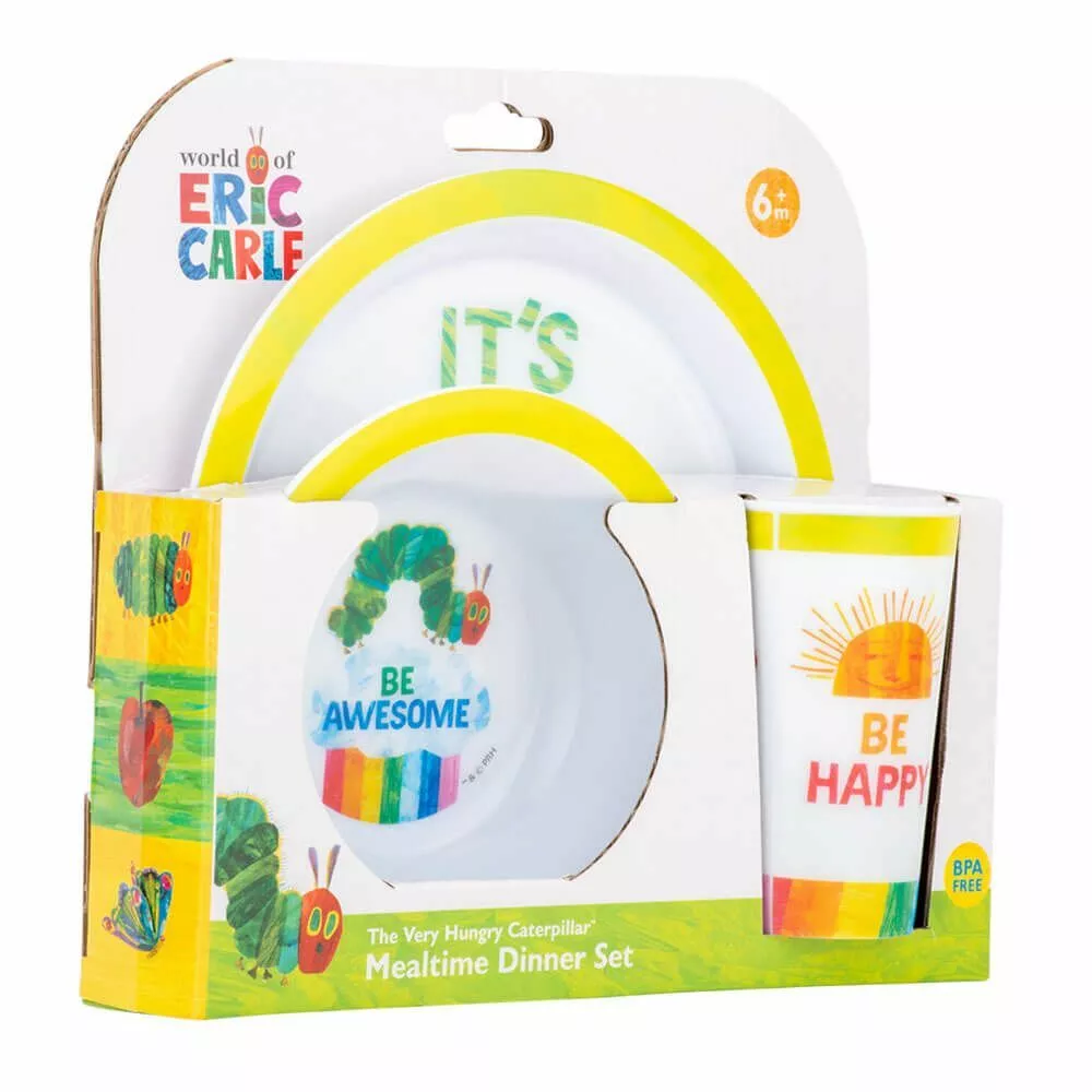 The Very Hungry Caterpillar 3 Piece Mealtime Set 4 The Very Hungry Caterpillar 3 Piece Mealtime Set - Image 2