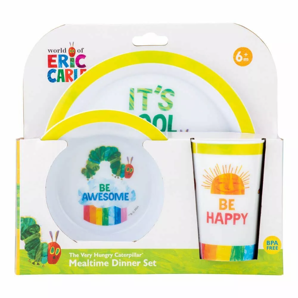 The Very Hungry Caterpillar 3 Piece Mealtime Set 3 The Very Hungry Caterpillar 3 Piece Mealtime Set