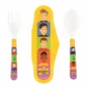 The Wiggles We're All Fruit Salad 2pc Travel Cutlery Set 2 The Wiggles We're All Fruit Salad 2pc Travel Cutlery Set -Soft Toys store JA WIG6083