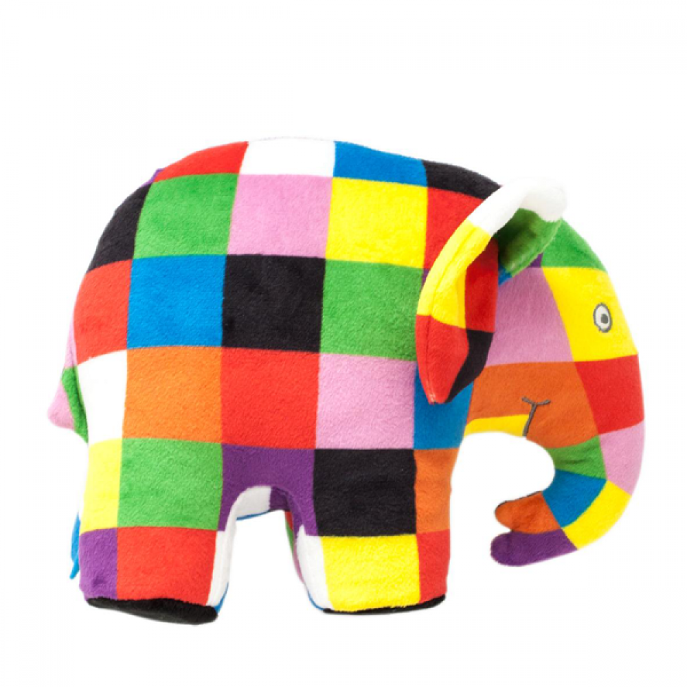 Elmer The Patchwork Elephant Baby Soft Plush Toy 20cm 5 Elmer The Patchwork Elephant Baby Soft Plush Toy 20cm - Image 3