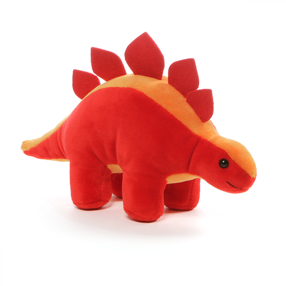 GUND Dino Chatter Stegosaurus Plush Toy 17cm Red 3 GUND Dino Chatter Stegosaurus Plush Toy 17cm Red