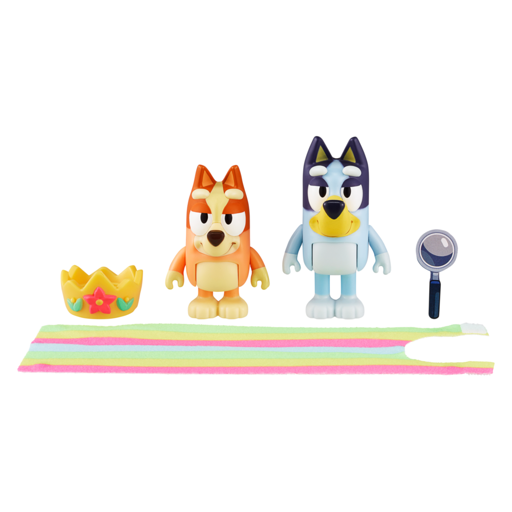 Bluey Queens Bingo & Bluey Figurines 2 Pack 5 Bluey Queens Bingo & Bluey Figurines 2 Pack - Image 3