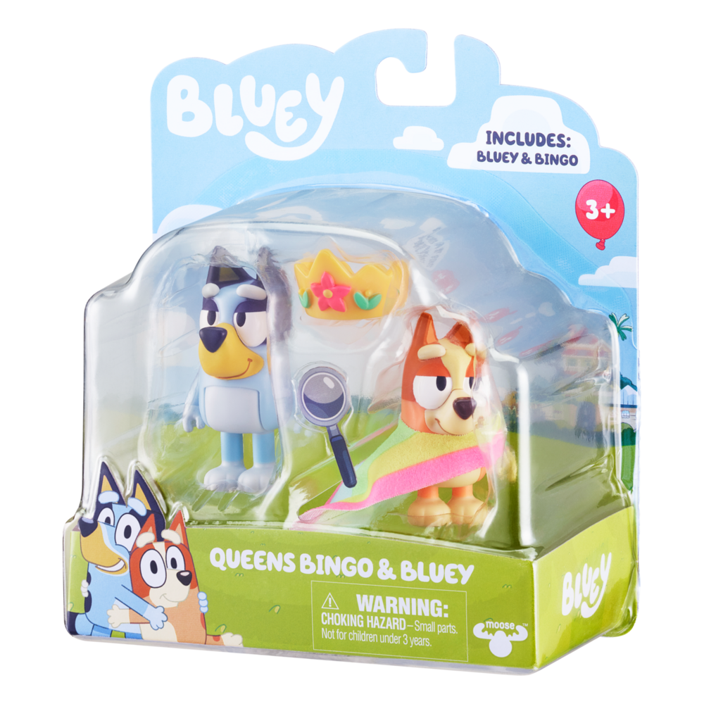 Bluey Queens Bingo & Bluey Figurines 2 Pack 6 Bluey Queens Bingo & Bluey Figurines 2 Pack - Image 4
