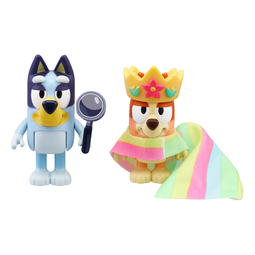 Bluey Queens Bingo & Bluey Figurines 2 Pack 3 Bluey Queens Bingo & Bluey Figurines 2 Pack