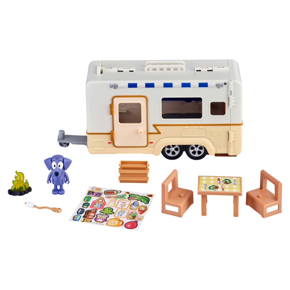 Bluey's Caravan Adventures Playset With Jean Luc 4 Bluey's Caravan Adventures Playset With Jean Luc - Image 2