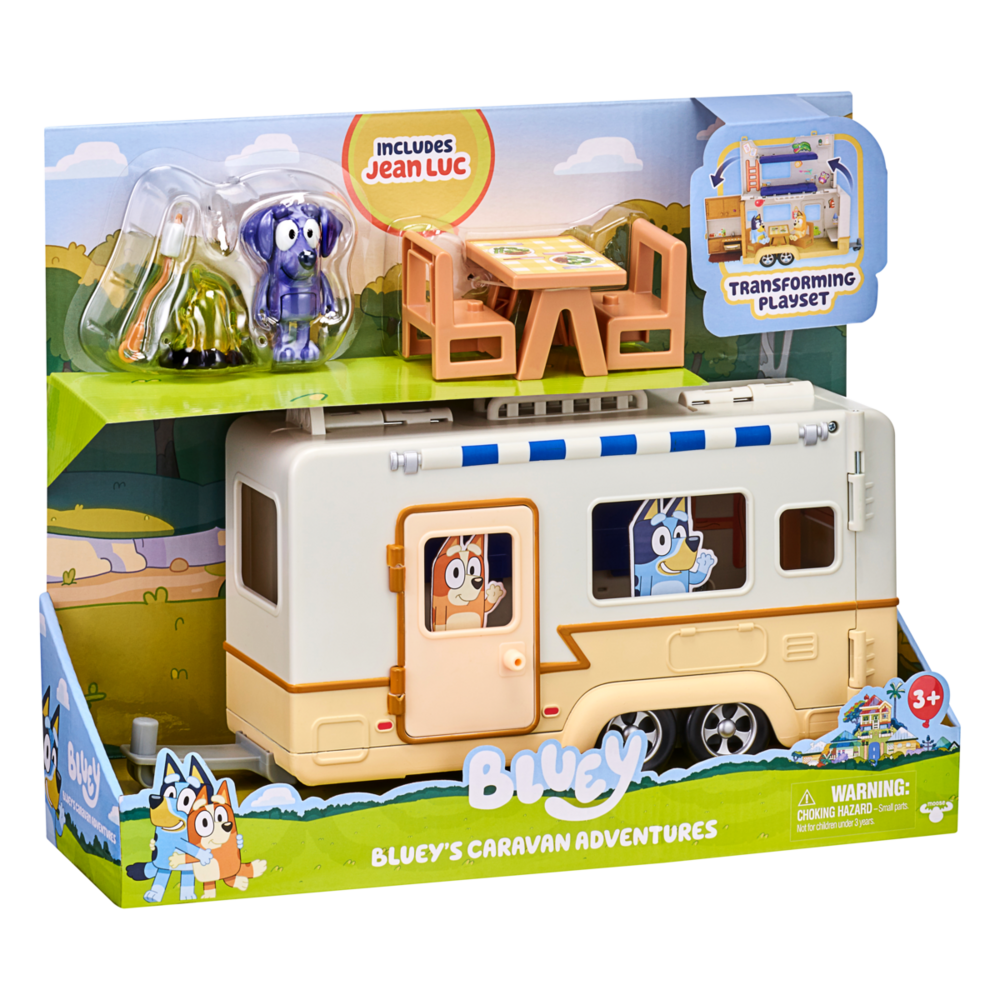 Bluey's Caravan Adventures Playset With Jean Luc 5 Bluey's Caravan Adventures Playset With Jean Luc - Image 3