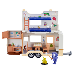 Bluey's Caravan Adventures Playset With Jean Luc