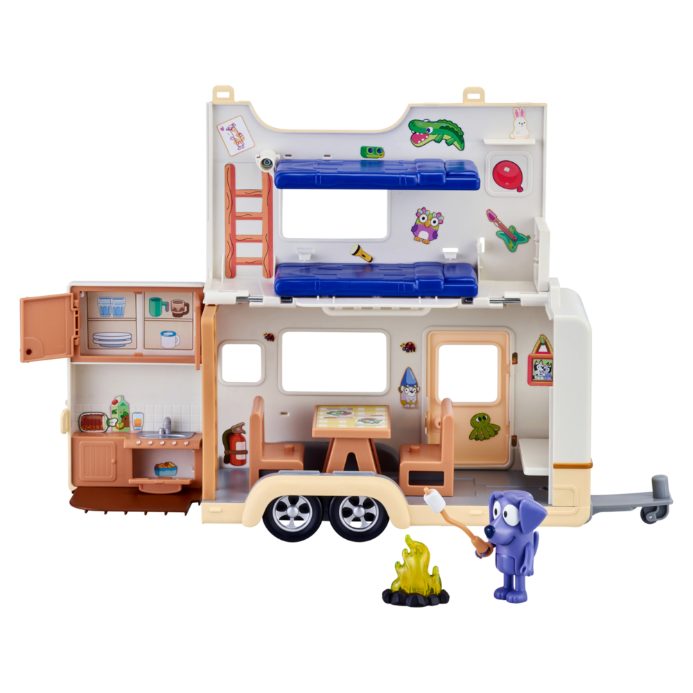 Bluey's Caravan Adventures Playset With Jean Luc 3 Bluey's Caravan Adventures Playset With Jean Luc