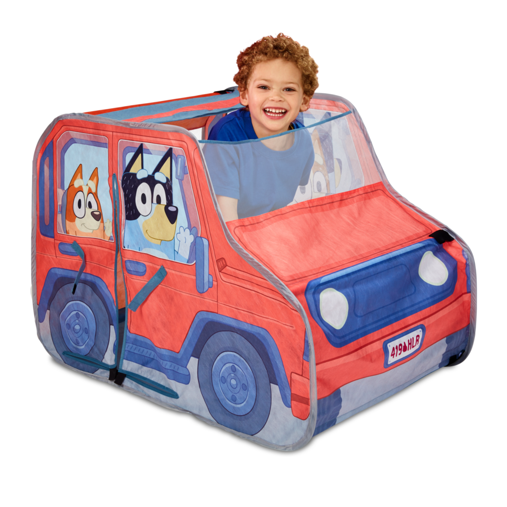 Bluey Heeler Family 4WD Pop Up Play Tent 4 Bluey Heeler Family 4WD Pop Up Play Tent - Image 2