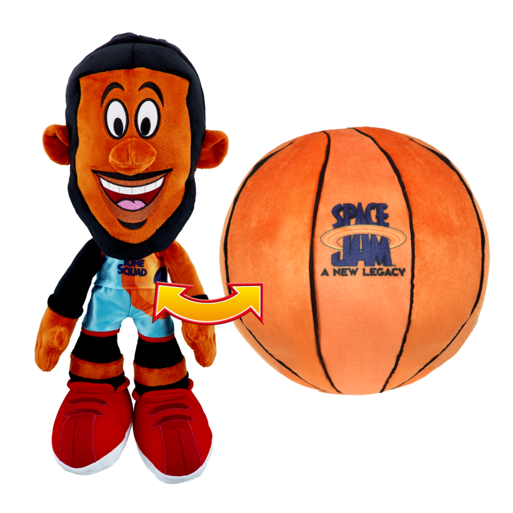 Space Jam Lebron James Transforming Hoop Pals Plush Toy 30cm 4 Space Jam Lebron James Transforming Hoop Pals Plush Toy 30cm - Image 2