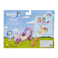 Bluey Muffin's Cat Squad Bike Playset With Muffin Figurine -Soft Toys store MO 17131 3